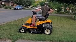 The Cub Cadet mower is back