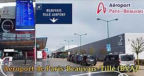Beauvais Airport Paris France..Aéroport de Paris-Beauvais-Tillé 2023(BVA) (Inside and Outside video)