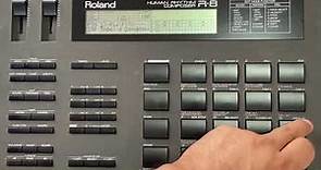 Cómo crear un ritmo en la caja de ritmos Roland r8, mk2 roland r5 programador