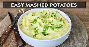 Mashed Potatoes | Easy mashed potatoes recipe