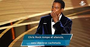 Chris Rock rompe el silencio y habla sobre agresión de Will Smith en los Oscar