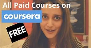 A super easy trick to get all paid courses on Coursera for FREE!! 😎 [Screen Recording included]