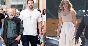 Ben Affleck was spotted with his father Timothy Affleck while Jennifer Lopez was out with the Kids