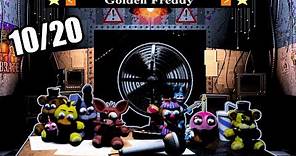 FNaF 2 | 10/20 (Golden Freddy) Mode Completed | No Commentary - GG Games