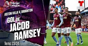 Gol de Jacob Ramsey – Aston Villa v. Brighton 23-24 | Premier League | Telemundo Deportes