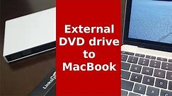 Correctly connecting an external CD/DVD drive to a MacBook