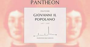 Giovanni il Popolano Biography - Italian nobleman