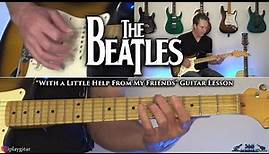 The Beatles - With a Little Help From My Friends Guitar Lesson