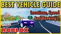 All Vehicle Locations, Speed and Which is the best - Roblox Jailbreak