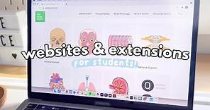 6 useful websites/extensions for students! 💻 ✨ *free*