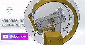 How Pressure gauges Works !! ||Engineer's Academy||