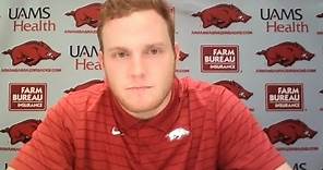 Hayden Henry talks about his upcoming final game in a Razorback uniform