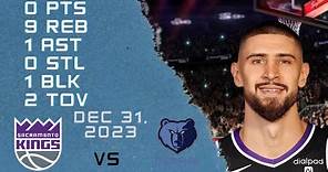 Alex Len player Highlights KINGS vs GRIZZLIES NBA Regular season game 31-12-2023