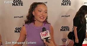 Zoe Margaret Colletti arrives at the "Gigi & Nate" red carpet