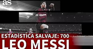 Los 700 goles de Messi al detalle: una estadística salvaje | Diario AS