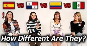 Can Spain And Latin American Countries Understand Each Other (Spain, Panama, Colombia, Mexico)