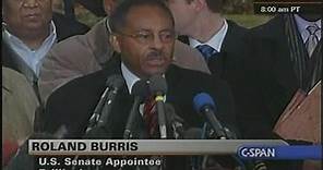 Roland Burris Remarks on Senate Opening