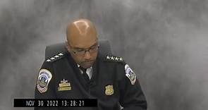 Deposition of Police Chief Robert Contee on jump out stops