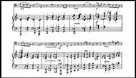 Frederick Delius - Sonata for Cello and Piano, RT VIII/7 (1916) [Score-Video]