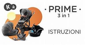 Passeggino 3 in 1 PRIME di Kinderkraft | Manuale d’uso