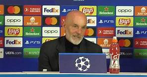 Milan Napoli 1-0 🎙 Pioli in conferenza stampa POST-PARTITA ⚽ UEFA Champions League