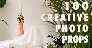 100 PHOTO PROP IDEAS to make your photos more FUN (Week 8)