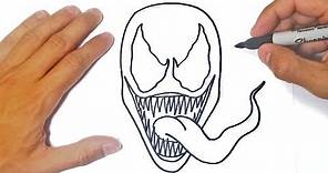 Cómo dibujar a Venom | Dibujo de Venom