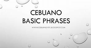 50 Conversational Cebuano Basic Phrases that you should Master (Bisaya-English)