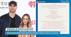 Jana Kramer Files for Divorce from Mike Caussin: 'He Cheated and Broke Her Trust,' Says Source