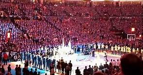 National Anthem NBA Finals Game 1