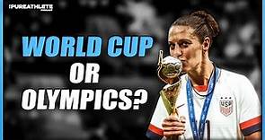 Soccer Legend Carli Lloyd Compares Playing In Olympics To Playing In World Cup