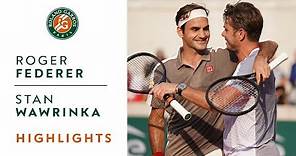 Roger Federer vs Stan Wawrinka - Quarterfinals Highlights | Roland-Garros 2019