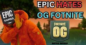 Epic Games HATES OG Fortnite...