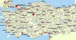 MAP OF TURKEY