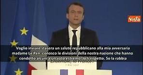 Elezioni in Francia, il primo discorso di Macron presidente : «Difenderò l’unità del Paese» - Corriere Tv