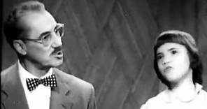 You Bet Your Life #54-18 Groucho & Melinda Marx sing Gilbert & Sullivan ('Smile', Jan 13, 1955)