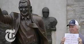 We Are Penn State: Standoff at Joe Paterno's Statue | Op-Docs | The New York Times