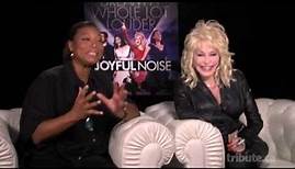 Queen Latifah & Dolly Parton - Joyful Noise Interview with Tribute