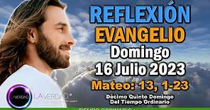 REFLEXIÓN DEL EVANGELIO DEL DÍA DOMINGO 16 DE JULIO 2023 / MATEO 13, 1-23 / EVANGELIO 16 JULIO