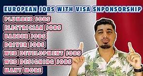 How To Apply Jobs In Europe with visa Sponsorship