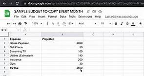 The Ultimate Google Sheets Budget Template Tutorial for Beginners!