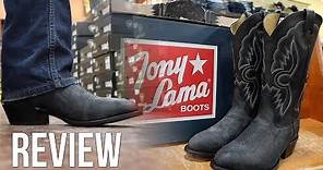 Tony Lama Shrunken Shoulder Cowboy Boots Review