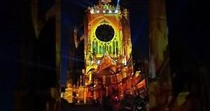 Test du vidéo mapping 2019 de la cathédrale de Metz (son et lumière)