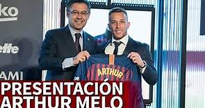 Presentación de Arthur con el Barcelona desde el Camp Nou | Diario AS