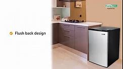EQUATOR ADVANCED Appliances Conserv 3 cu. ft. Midi Upright Freezer, Stainless