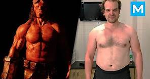 David Harbour Training for Hellboy | Muscle Madness