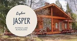 PATRICIA LAKE BUNGALOWS. Best places to stay in Jasper National Park. Lake and resort tour.