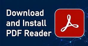 How to Download and Install PDF Reader in Windows 10 | Adobe Acrobat Reader Free