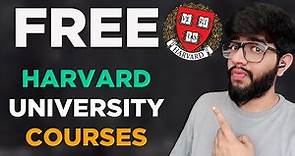 Top 10 Harvard University FREE online courses | FREE online courses with certificates for students