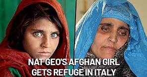 Green-eyed 'Afghan Girl', Sharbat Gula, from iconic 1985 Nat Geo cover given refuge in Italy